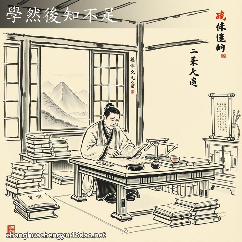 学然后知不足 配图
