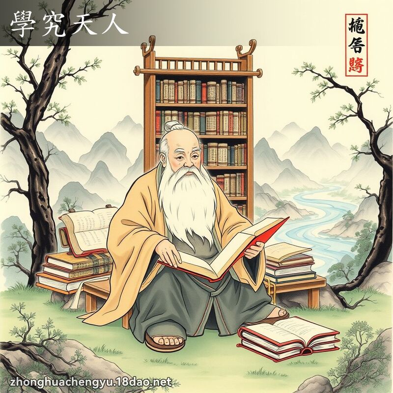 学究天人 配图