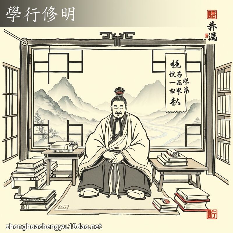 学行修明 配图