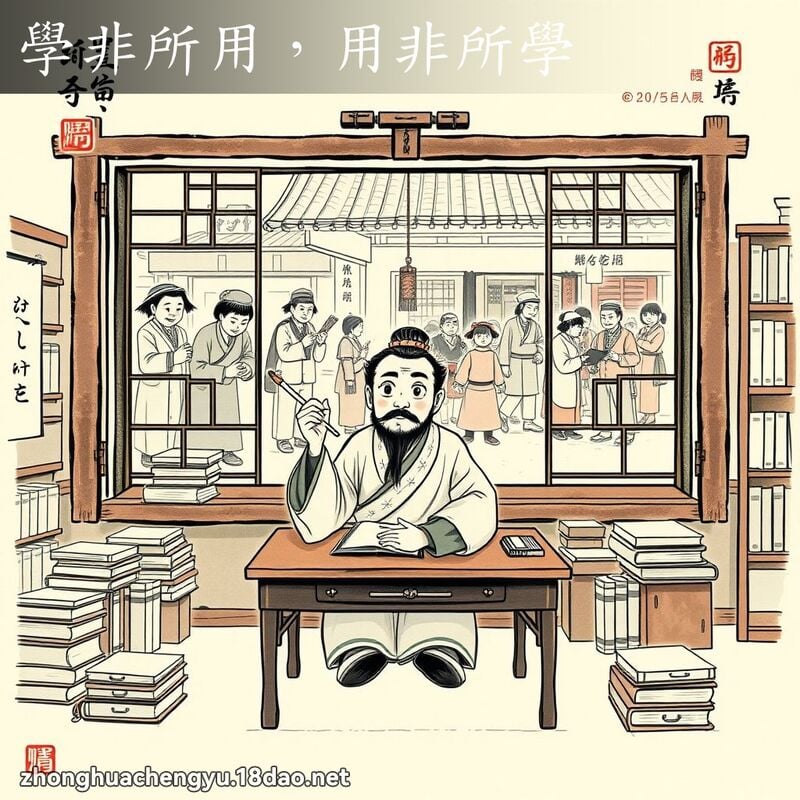 学非所用,用非所学 配图