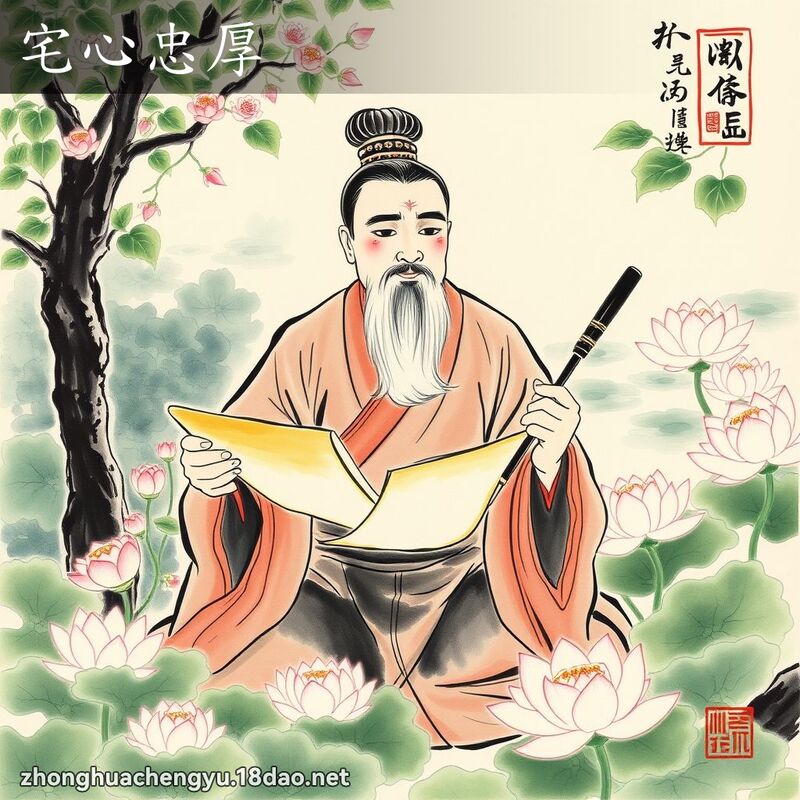 宅心忠厚 配图