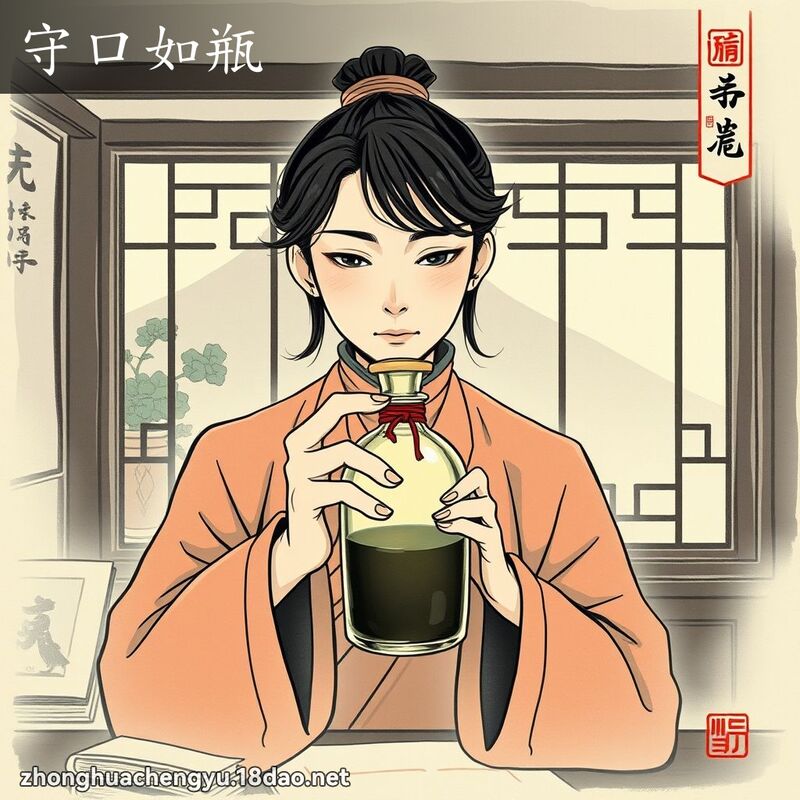 守口如瓶 配图
