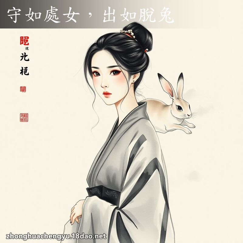 守如處女,出如脫兔 配图