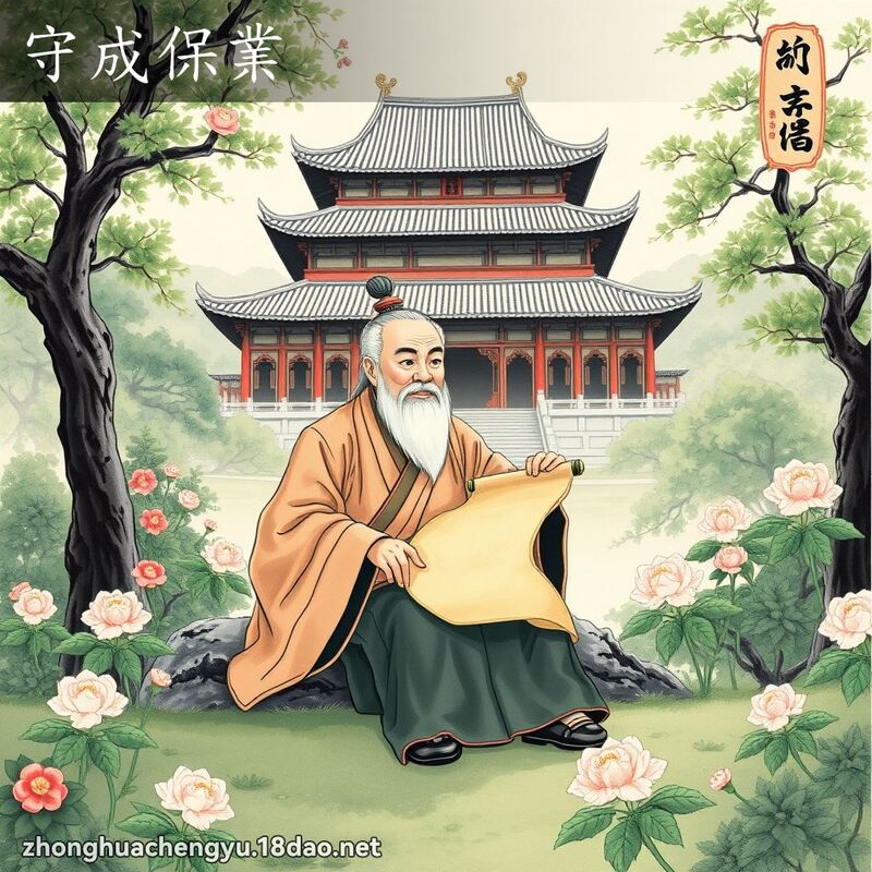守成保業 配图