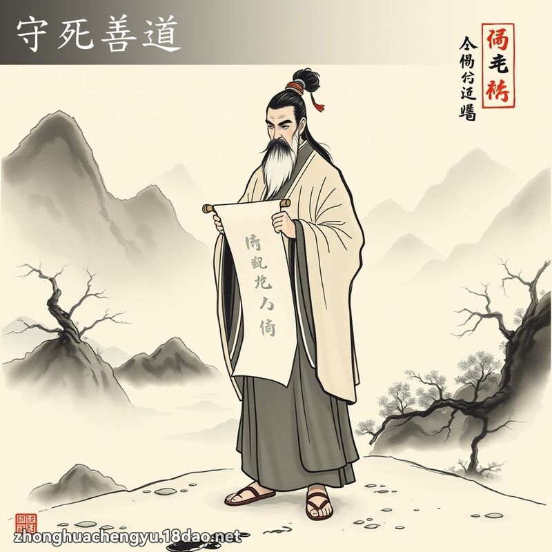 守死善道 配图