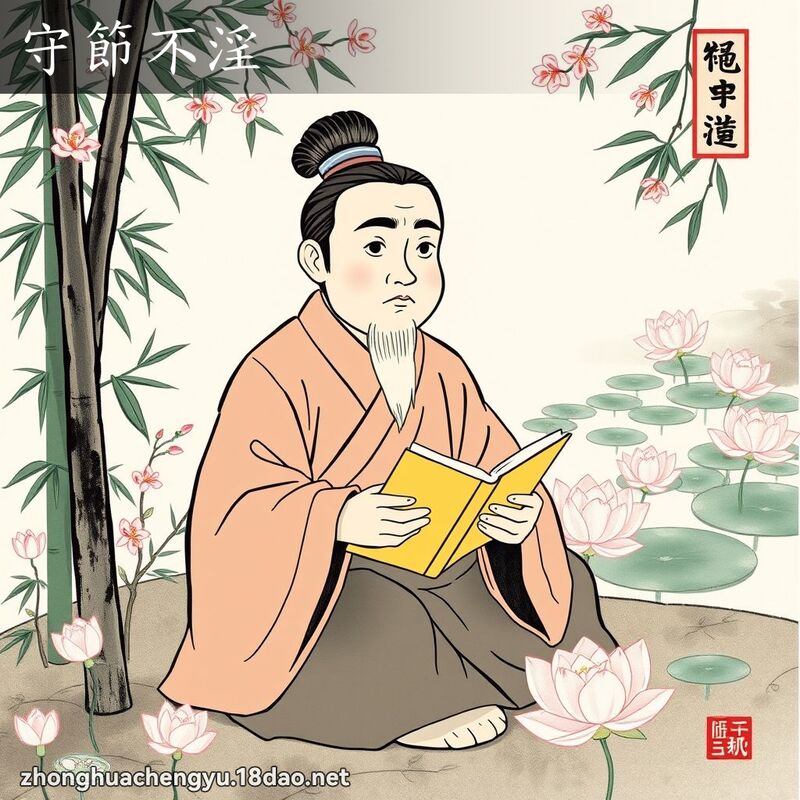 守節不淫 配图