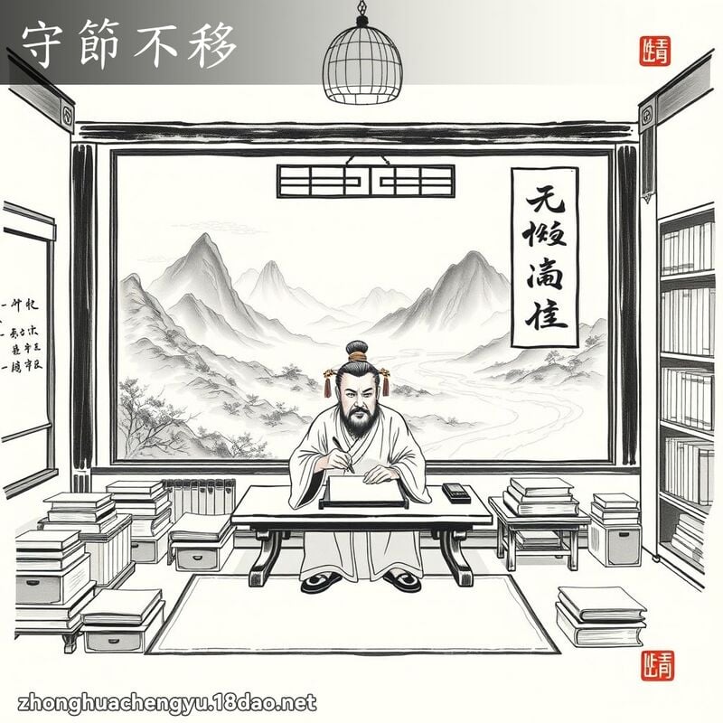 守節不移 配图