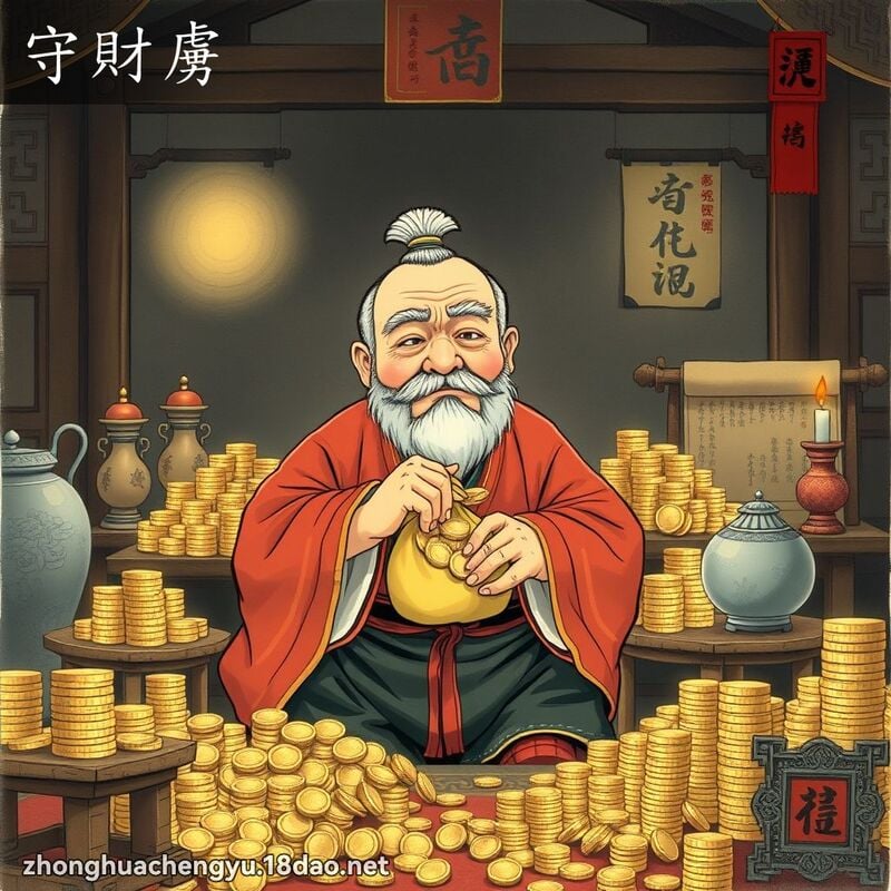 守財虜 配图