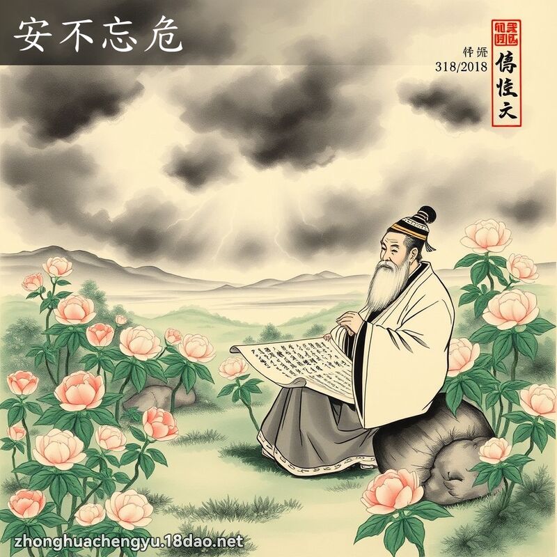 安不忘危 - 中華成語配圖
