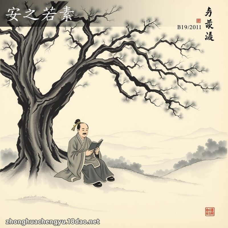 安之若素 - 中華成語配圖