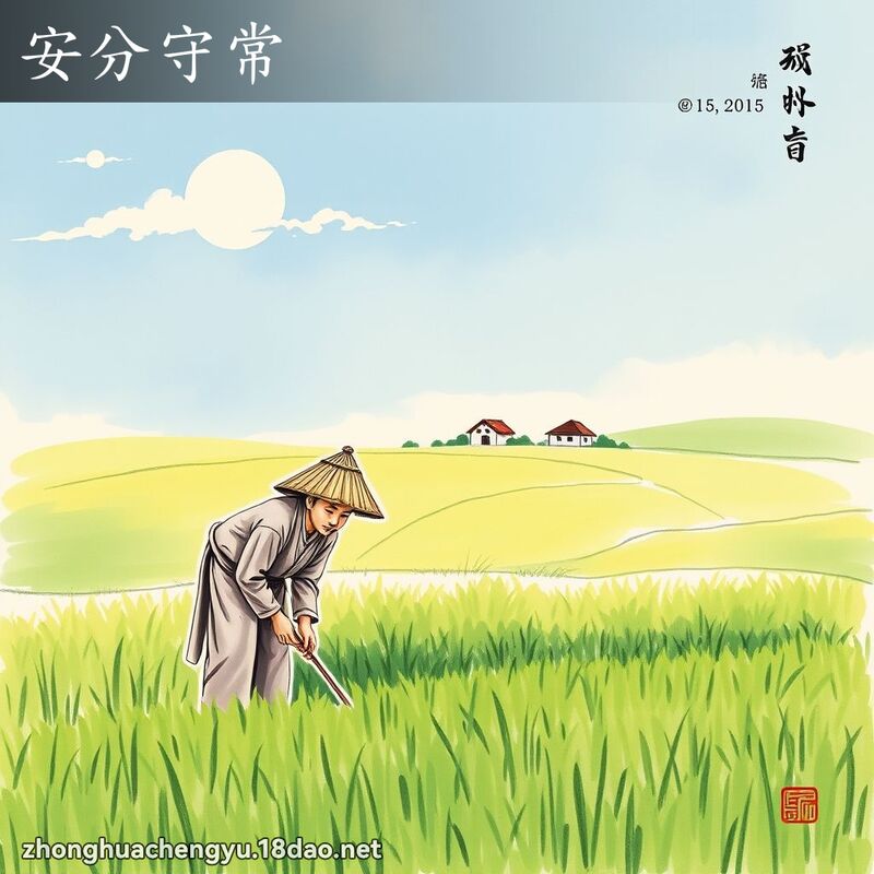 安分守常 配图
