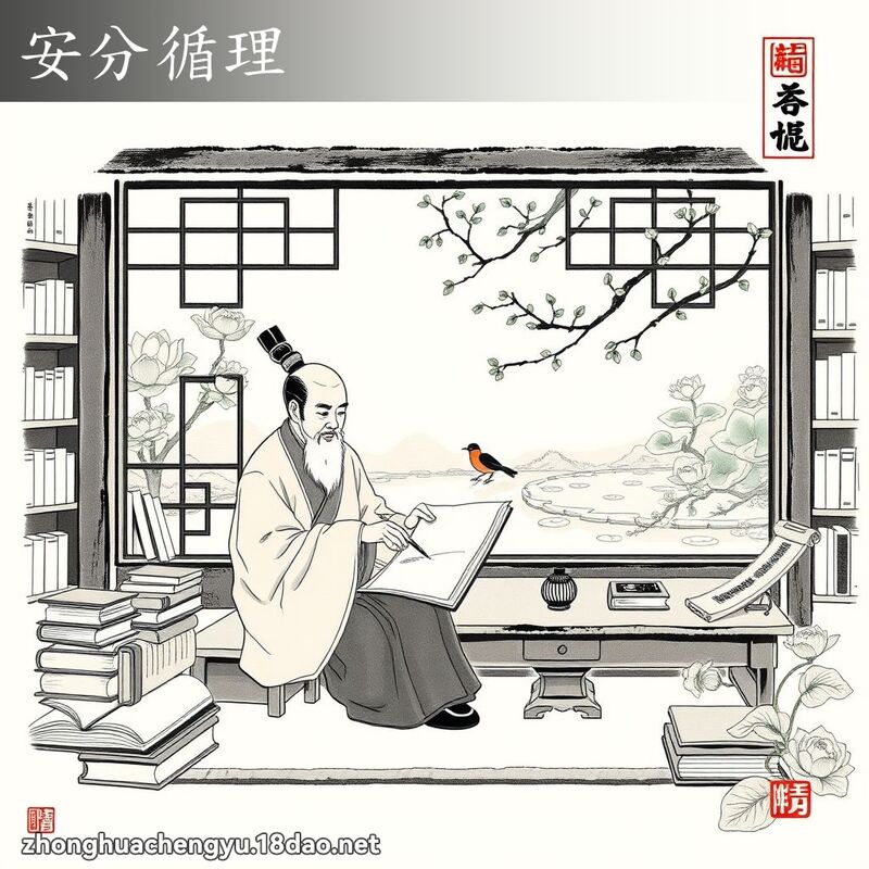安分循理 配图