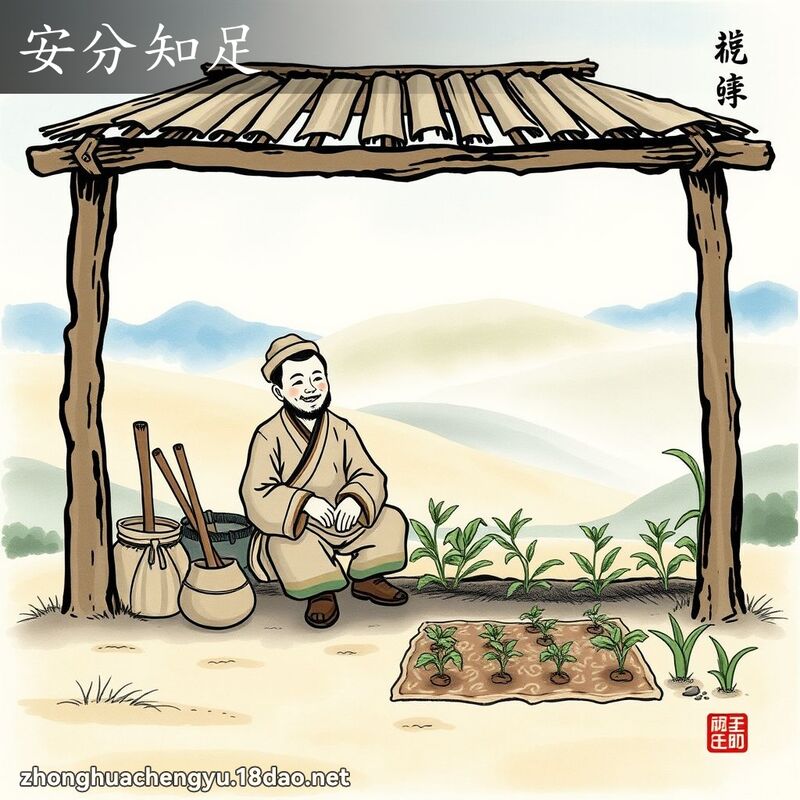 安分知足 配图