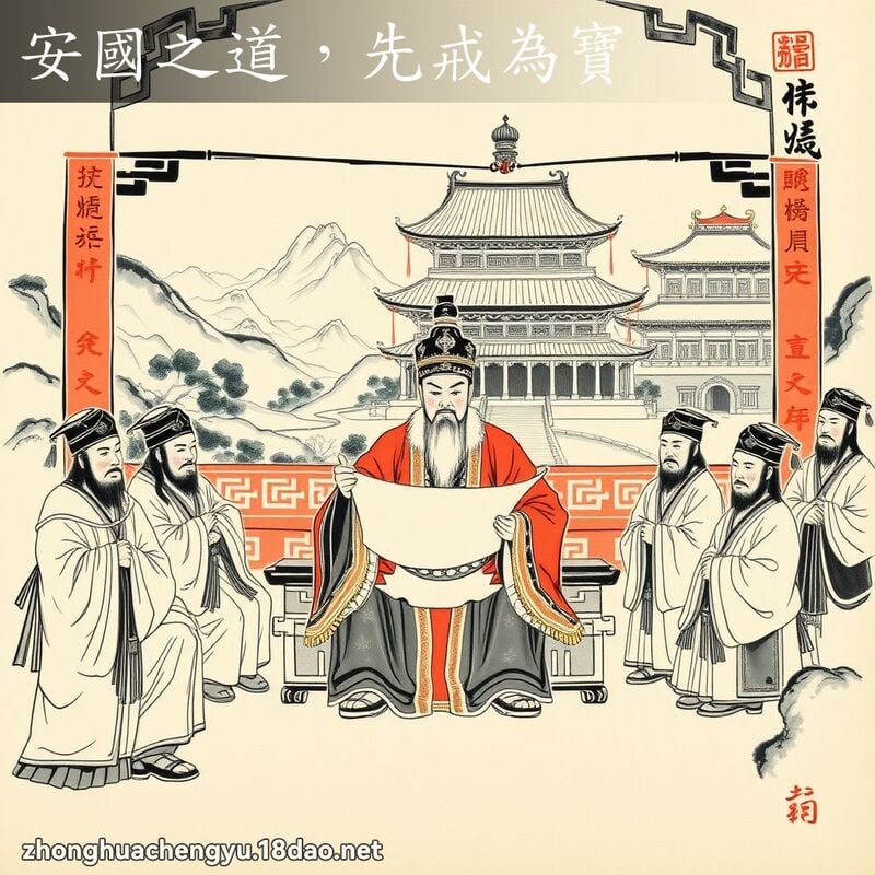 安國之道,先戒為寶 配图
