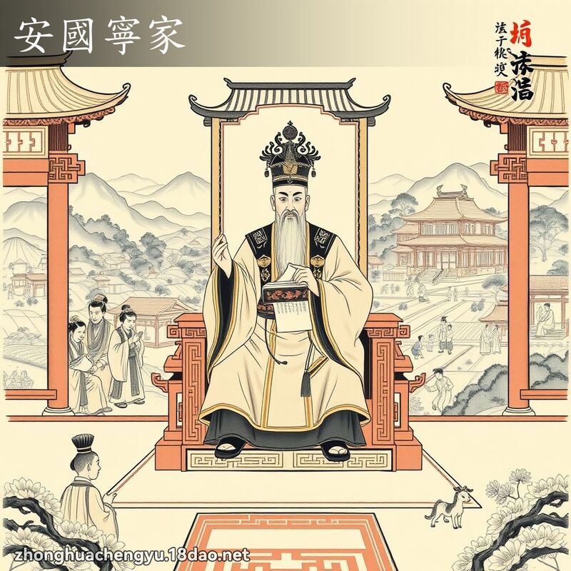 安國寧家 - 中華成語配圖