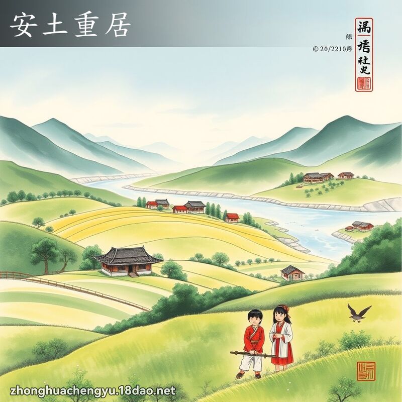 安土重居 配图