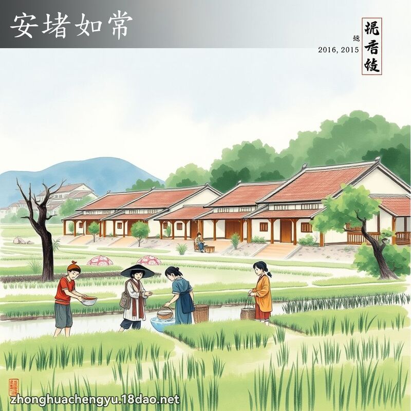 安堵如常 配图