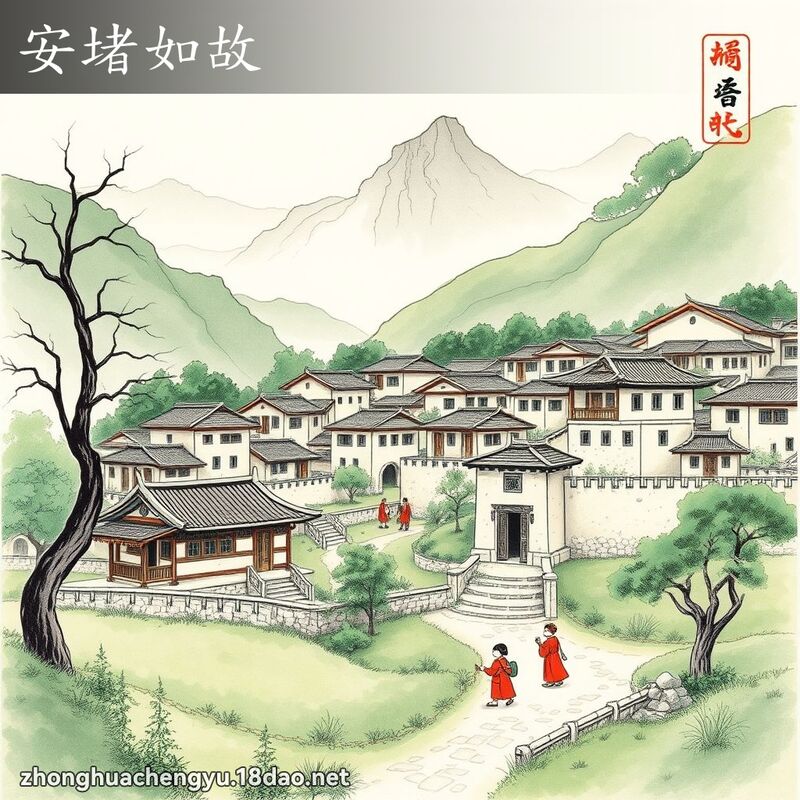 安堵如故 配图