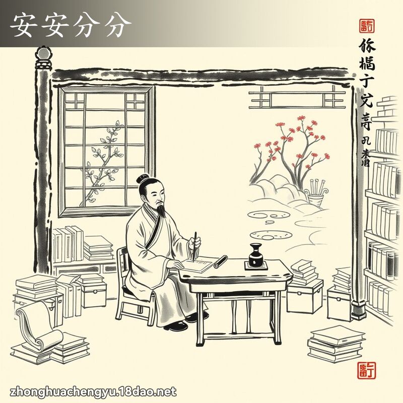 安安分分 配图