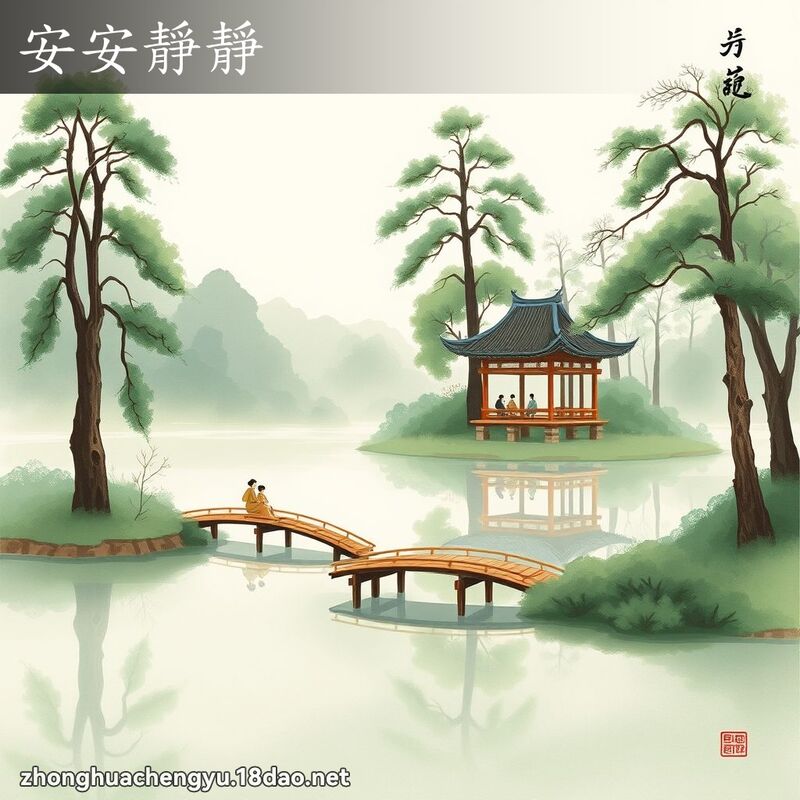 安安靜靜 - 中華成語配圖