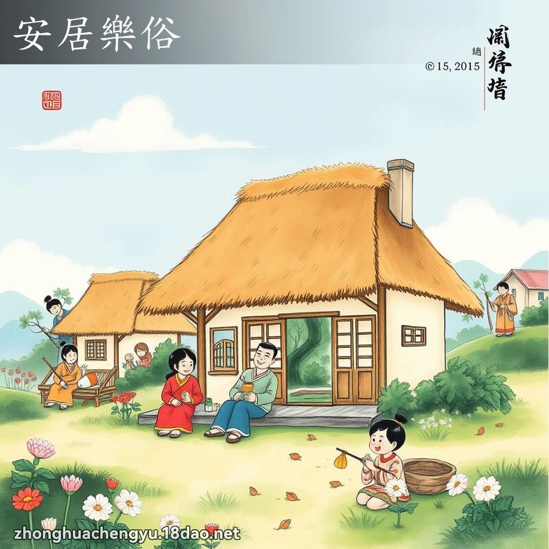 安居樂俗 配图