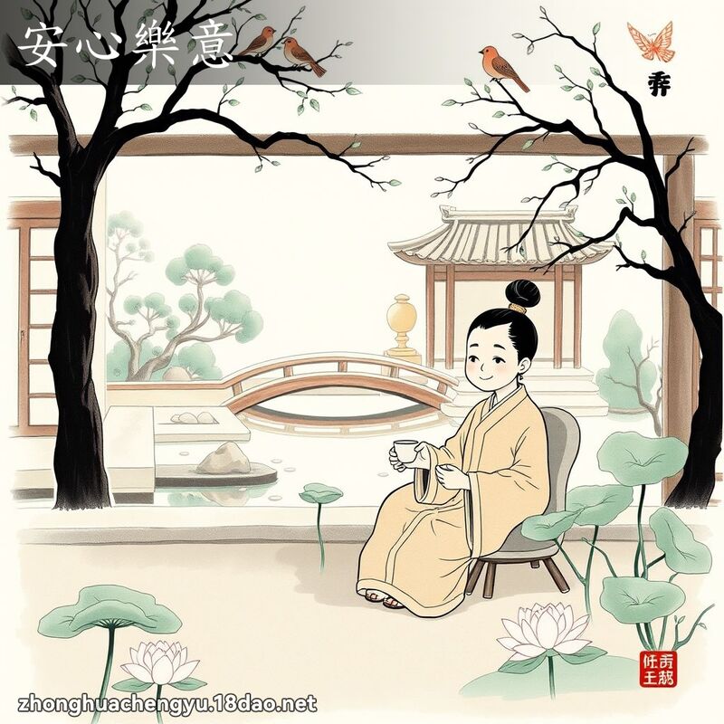 安心樂意 配图