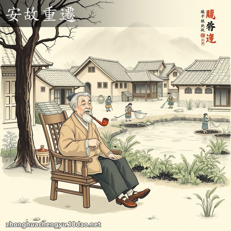 安故重遷 - 中華成語配圖