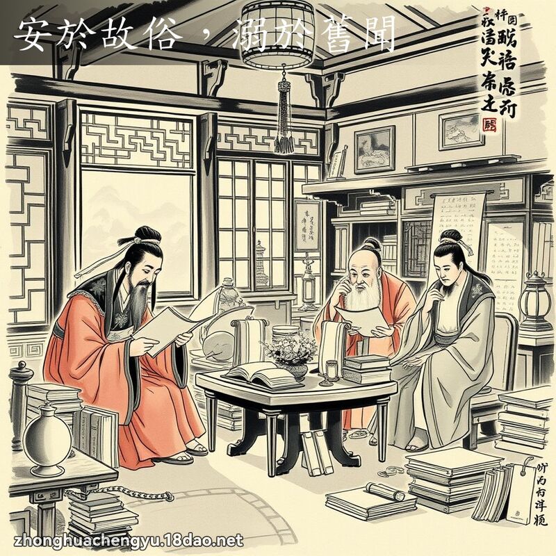 安於故俗,溺於舊聞 配图