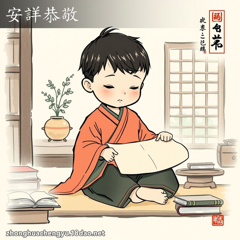 安詳恭敬 配图