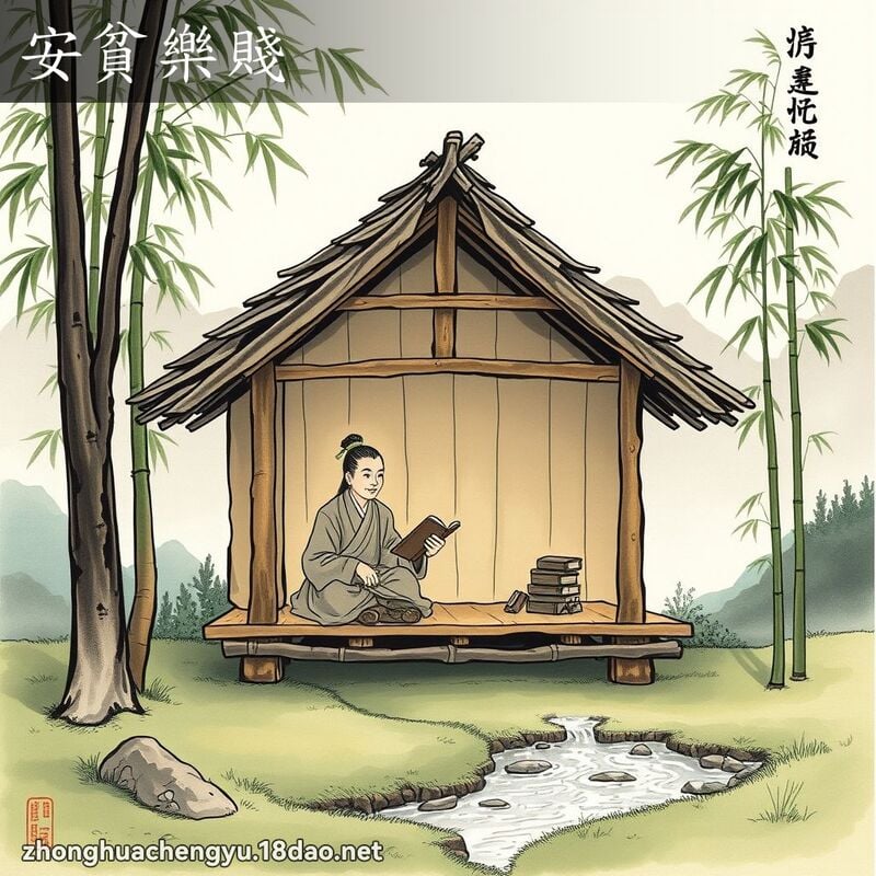 安貧樂賤 配图