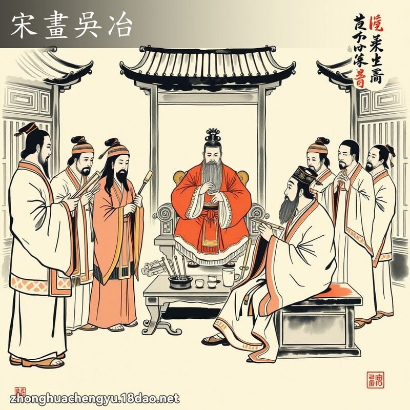 宋畫吳冶 配图