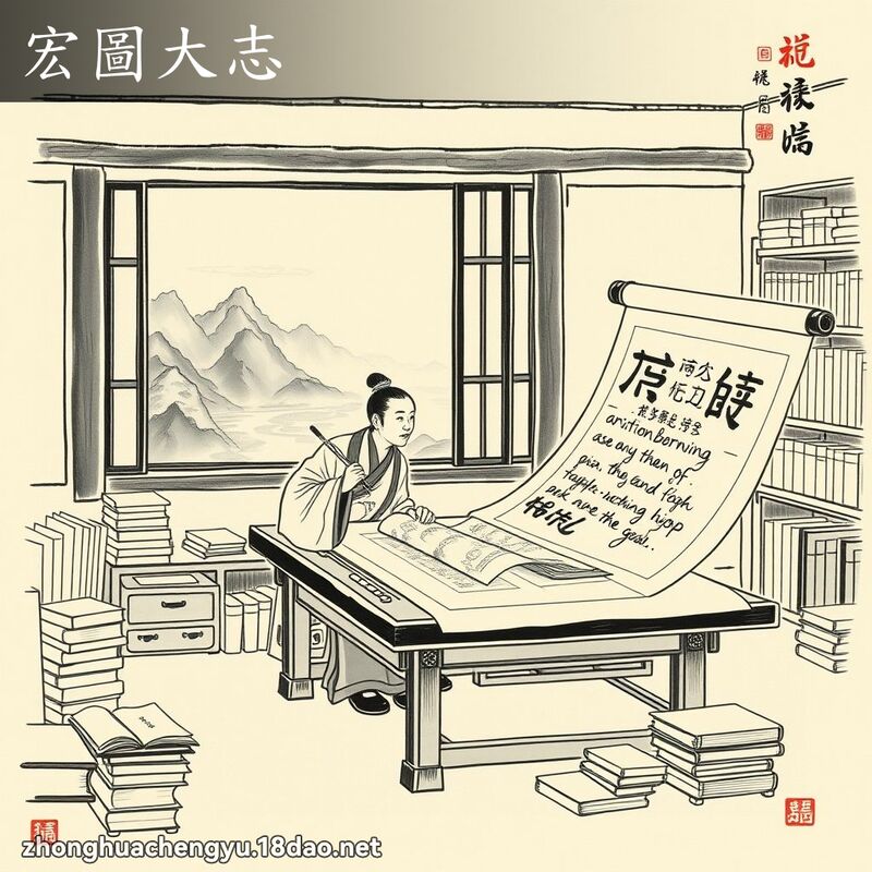 宏圖大志 配图