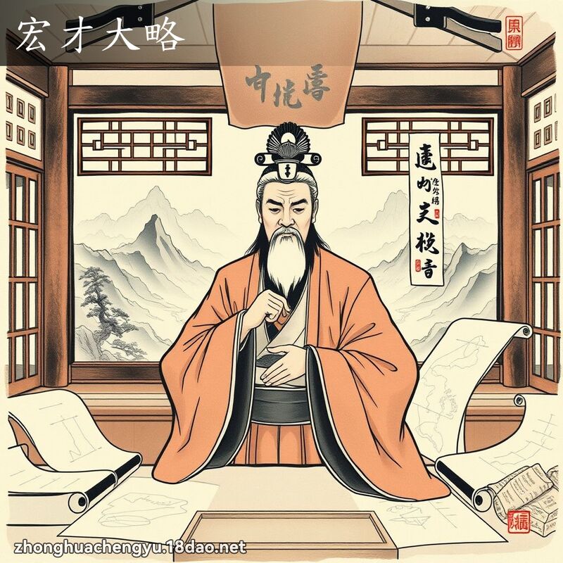 宏才大略 配图