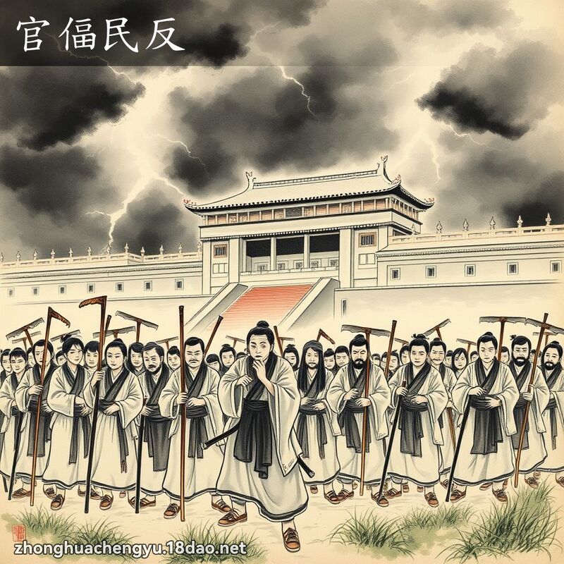 官偪民反 配图