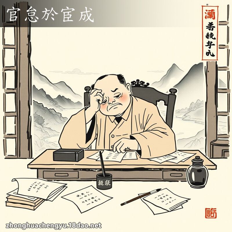 官怠於宦成 配图