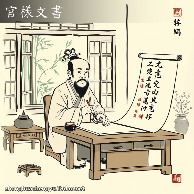 官樣文書 配图
