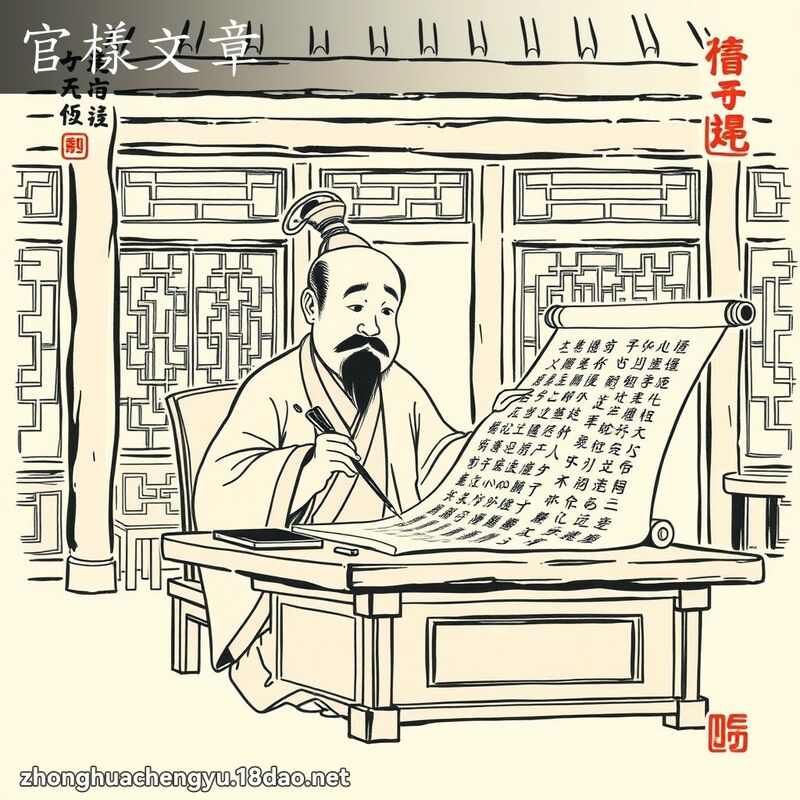 官樣文章 配图