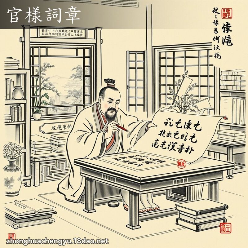 官樣詞章 配图