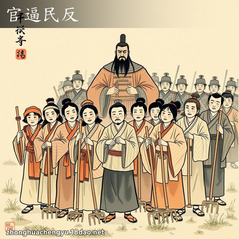 官逼民反 配图