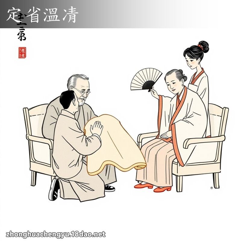 定省溫凊 配图