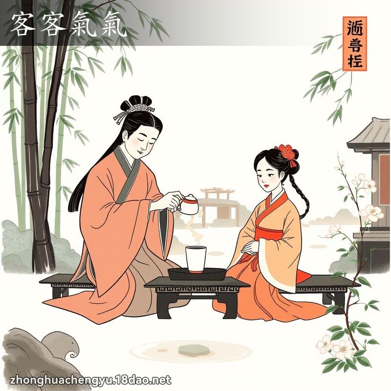 客客氣氣 配图
