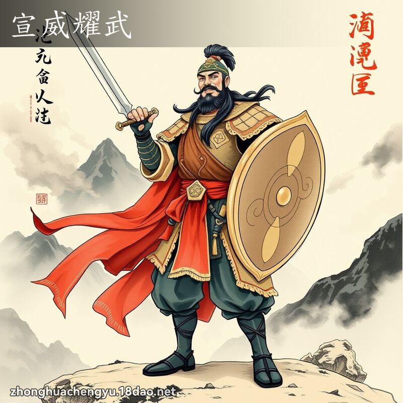 宣威耀武 配图