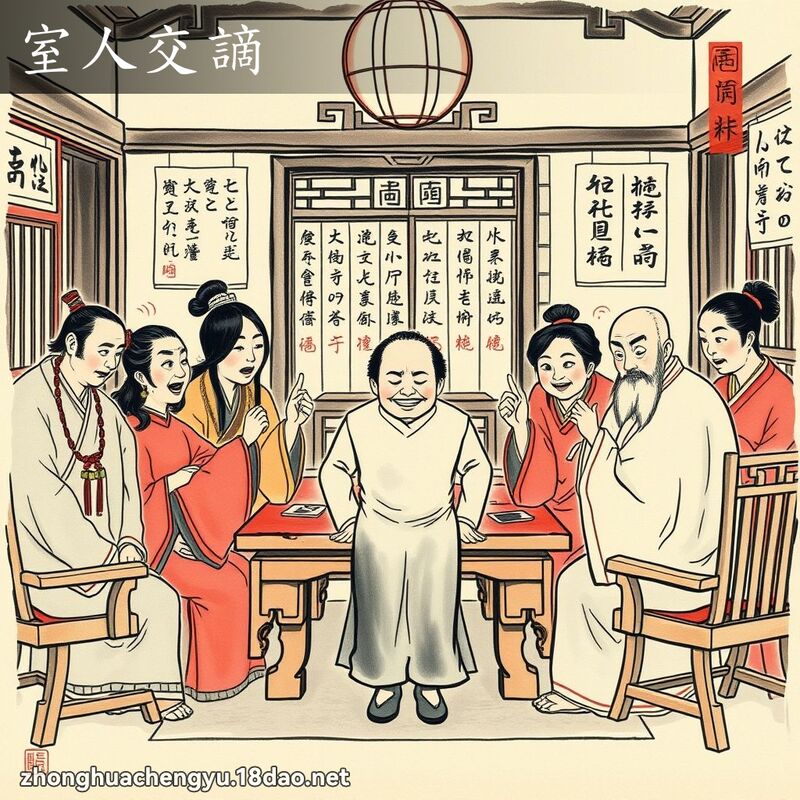 室人交謫 配图