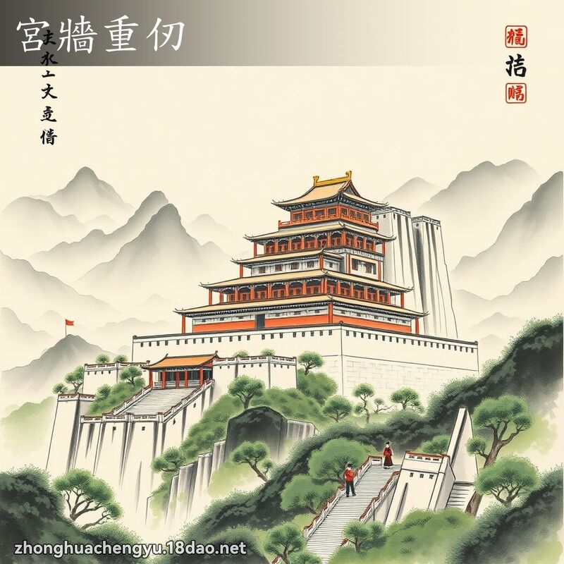 宮牆重仞 配图