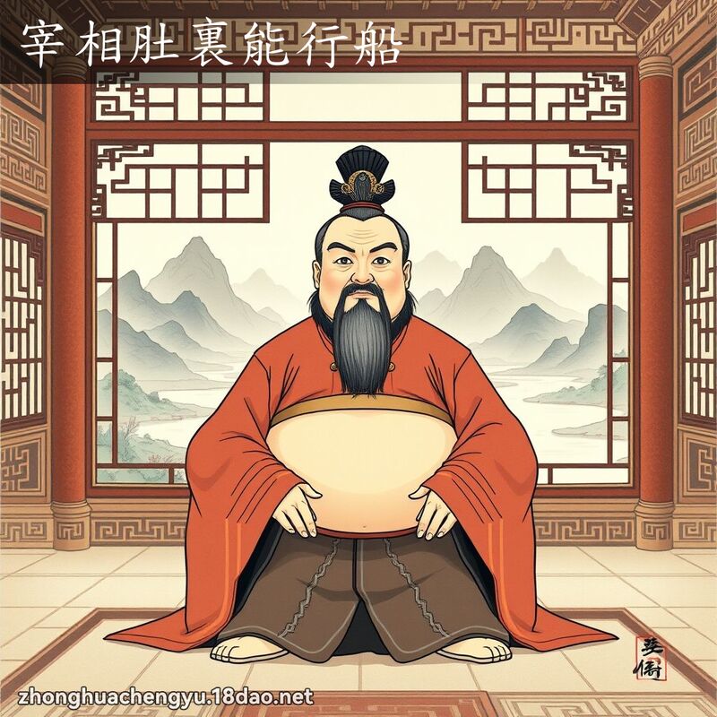 宰相肚裏能行船 配图