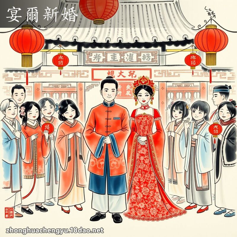宴爾新婚 配图