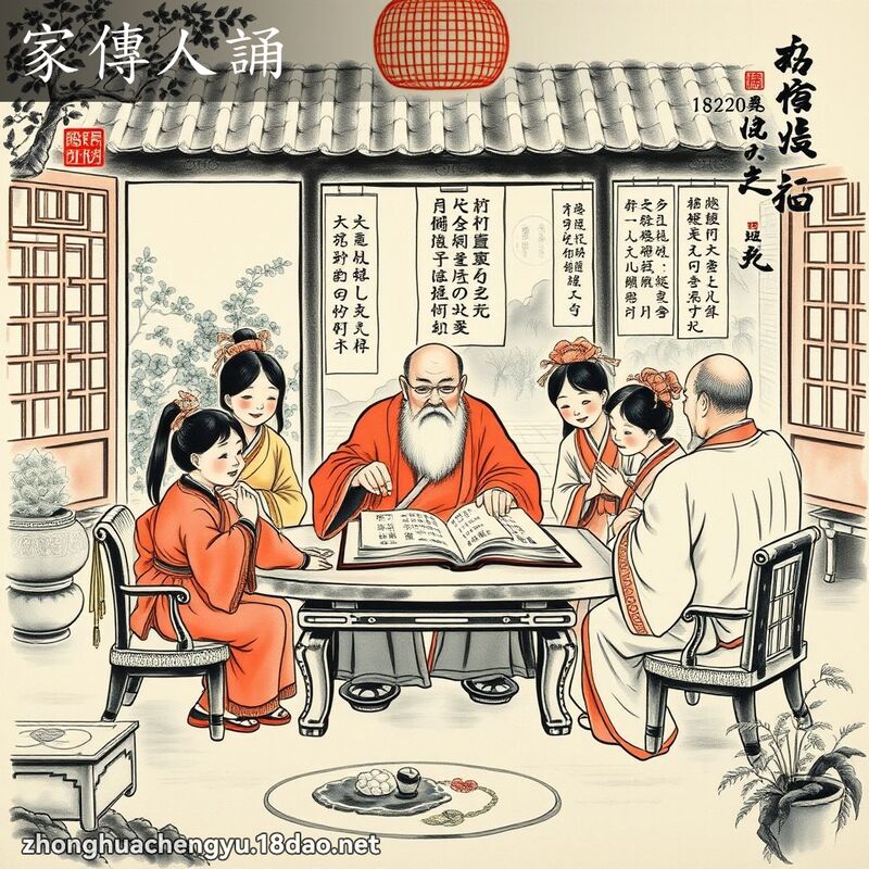 家傳人誦 配图