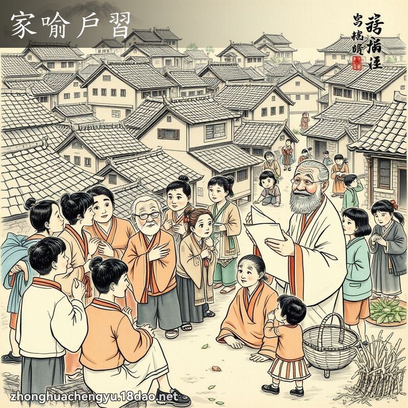 家喻户习 - 中华成语配图