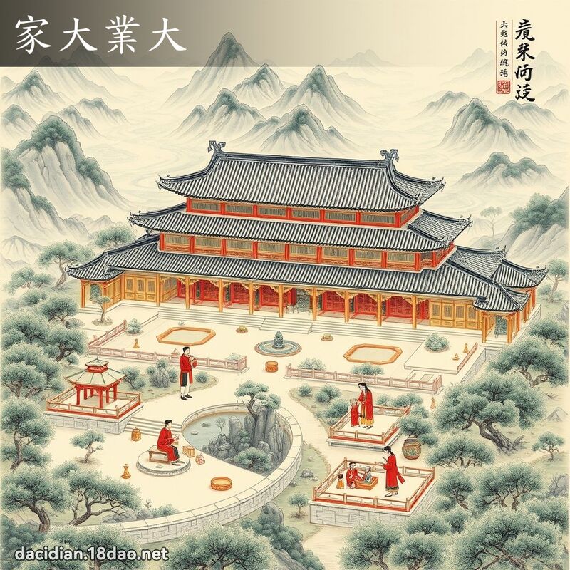 家大業大 - 中華成語配圖