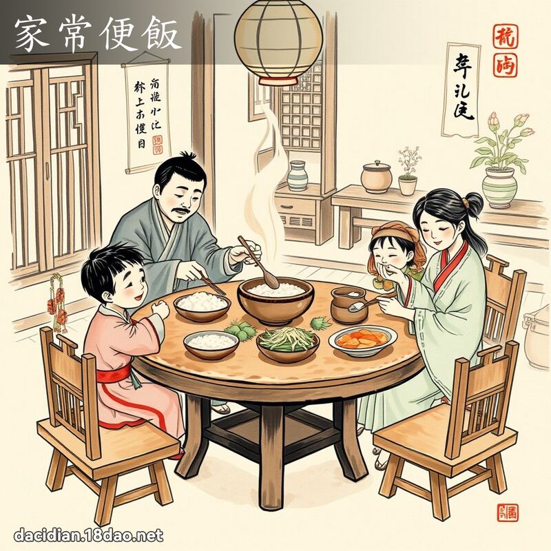 家常便飯 - 中華成語配圖